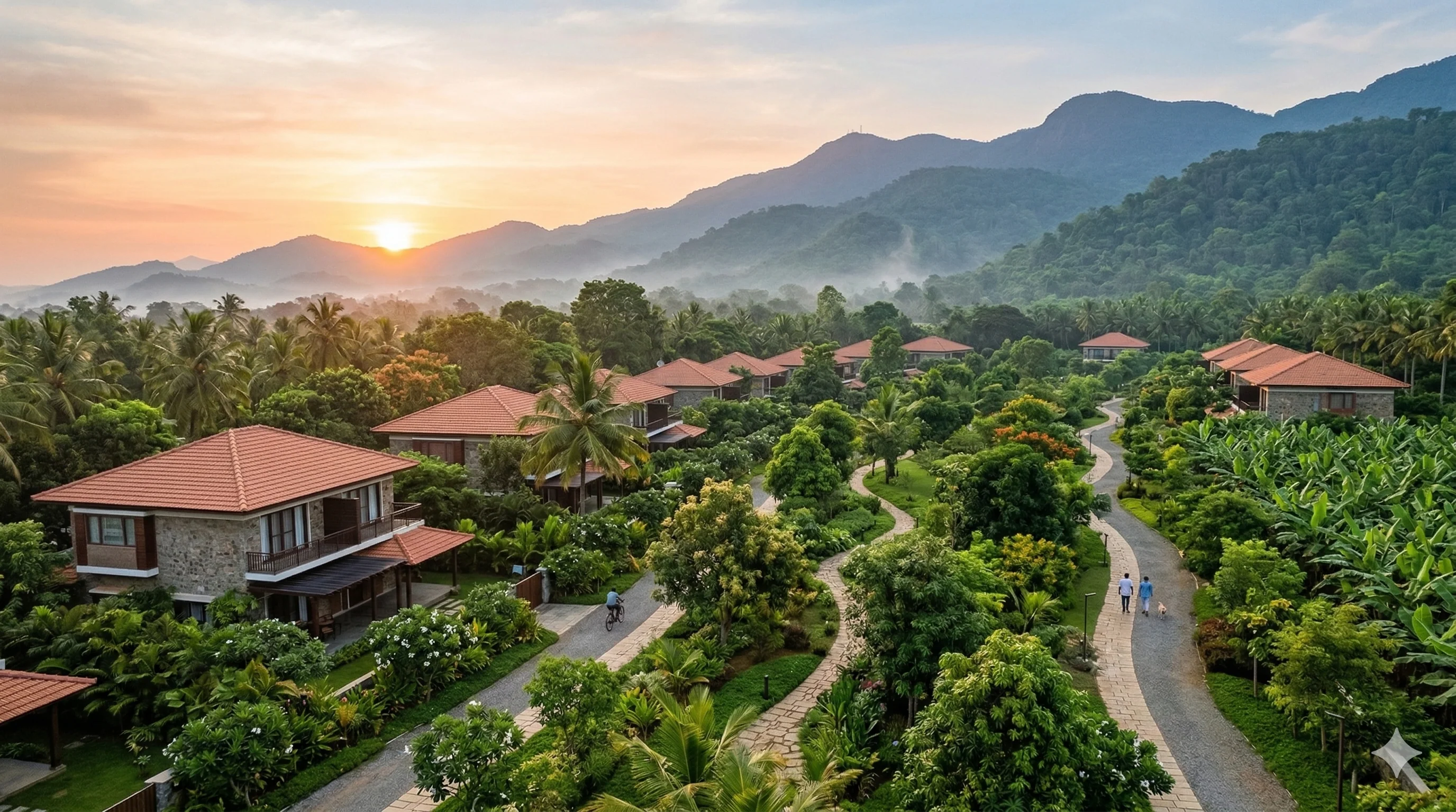 Villa plots in nature